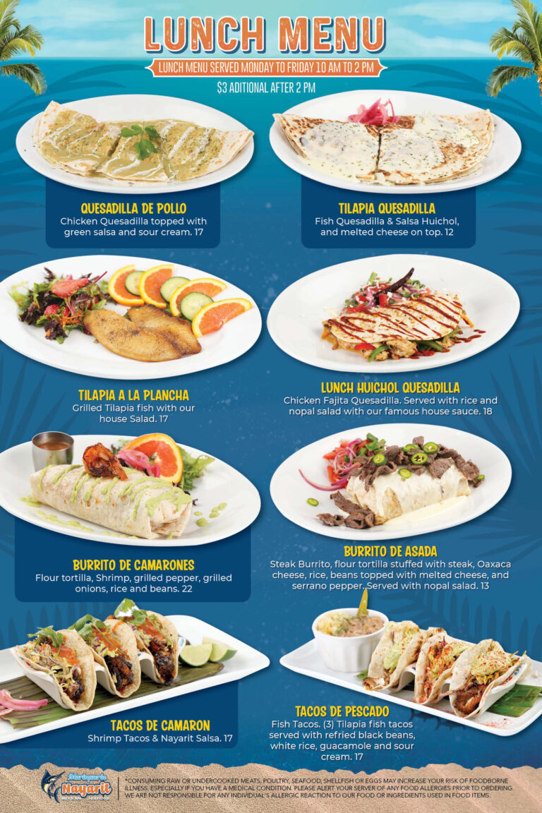 Menu – Marisqueria Nayarit Mexican Seafood Restaurant